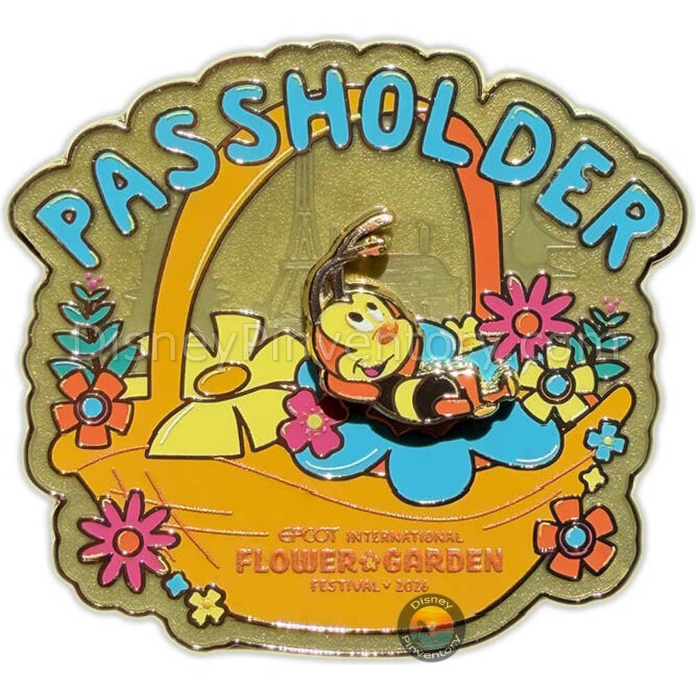 Spike the Bee Annual Passholder Pin - EPCOT International Flower & Garden Festival 2026 Event  Edition - Pin 50342