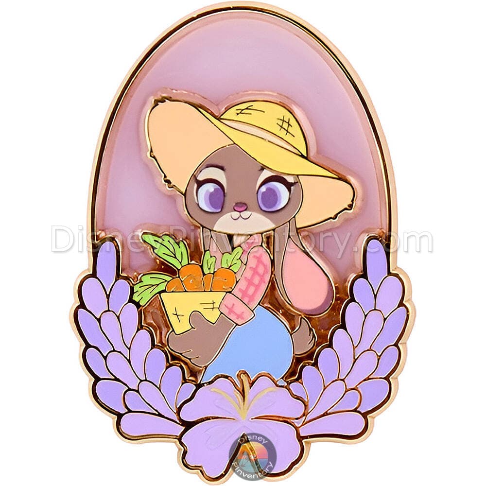 Disney Zootopia Characters Flower Frame Blind Box Pin Set - Judy Hopps - BoxLunch Exclusive - Pin 50362