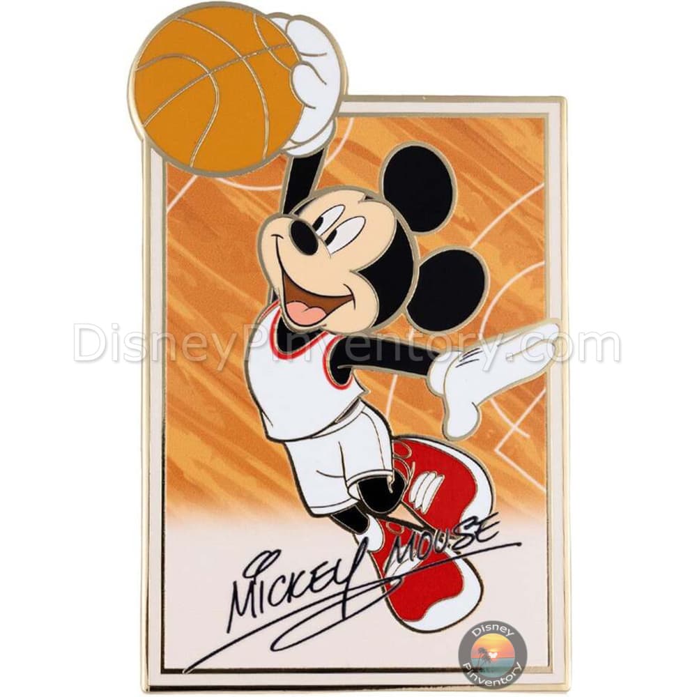 Disney Mickey and Friends Sportcards Mystery Jumbo Pin Set - Mickey Mouse Basketball - PALM Exclusive - Pin 50404