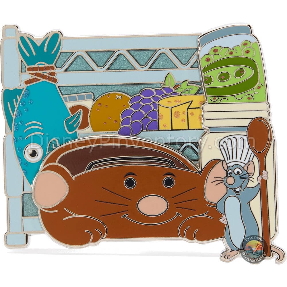 Remy and ''Ratmobile'' - Ratatouille - Disney Artist Collection by Maria Stuckey and Kate Dykstra - Pin 50423