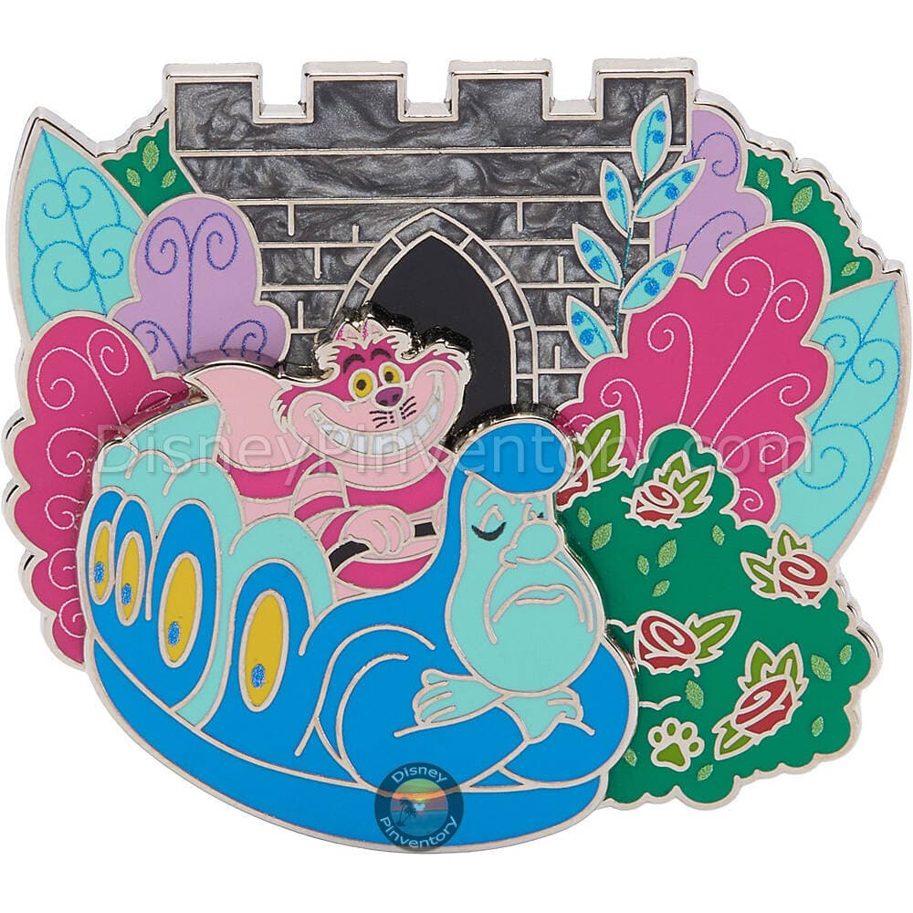 Cheshire Cat and Caterpillar - Alice in Wonderland - Disney Artist Collection by Maria Stuckey and Kate Dykstra - Pin 50426