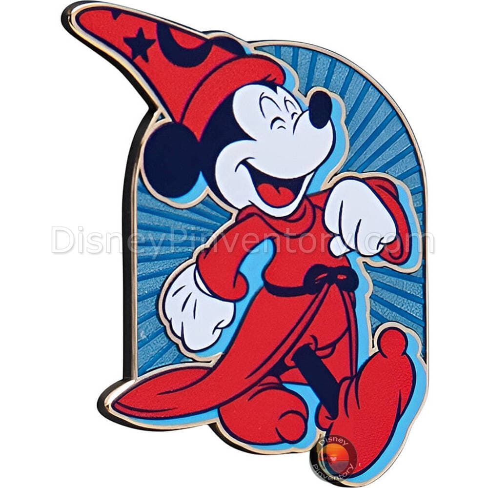 D23-Exclusive Gold Member Disney Classics and Fan Favorites Boxed Pin Set - Sorcerer Mickey Mouse - Pin 50436