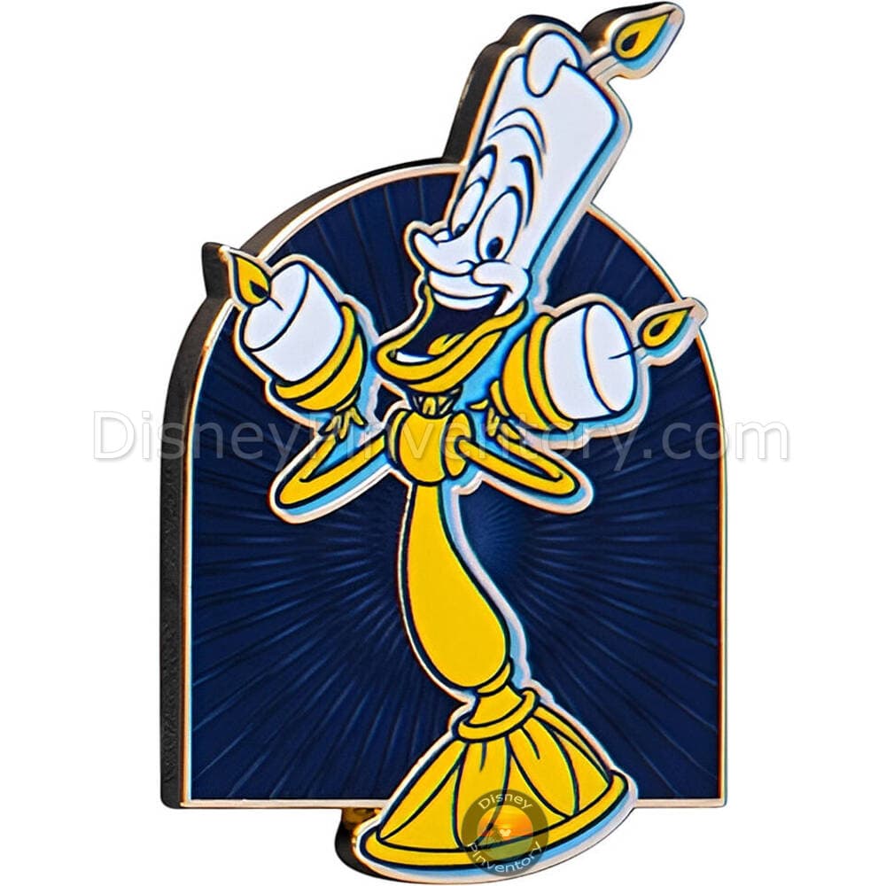 D23-Exclusive Gold Member Disney Classics and Fan Favorites Boxed Pin Set - Lumiere - Pin 50437