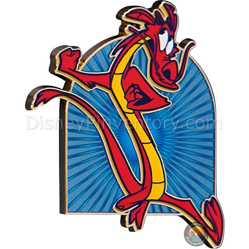 D23-Exclusive Gold Member Disney Classics and Fan Favorites Boxed Pin Set - Mushu - Pin 50439
