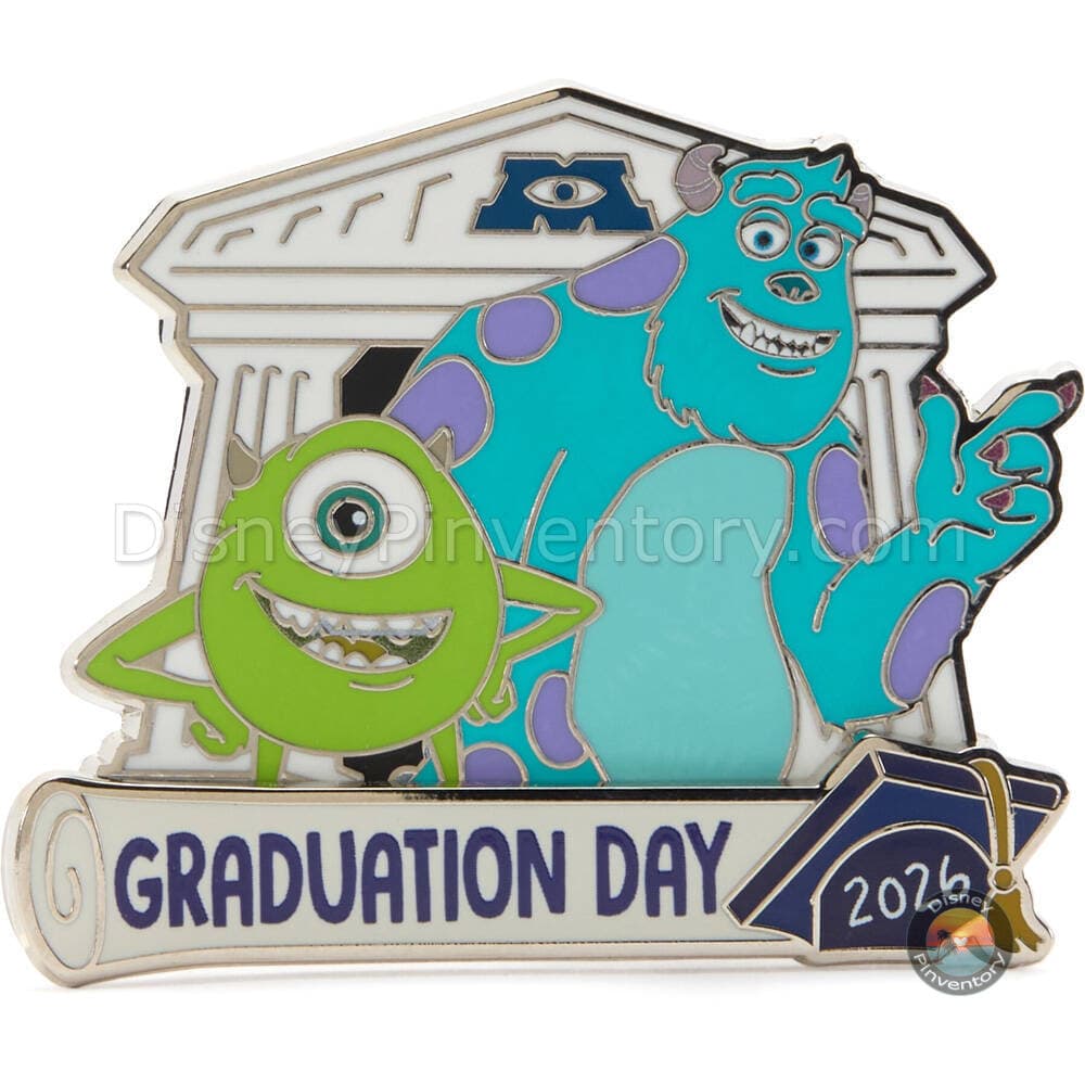 Sulley and Mike Graduation Day 2026 Pin - Monsters University - Pin 50467