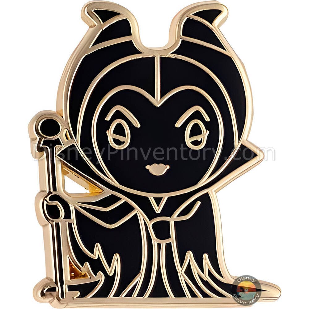 Disney Villains and Sidekicks Series Micro Mystery Pin Set - Black Maleficent Chaser - PALM Exclusive - Pin 50507