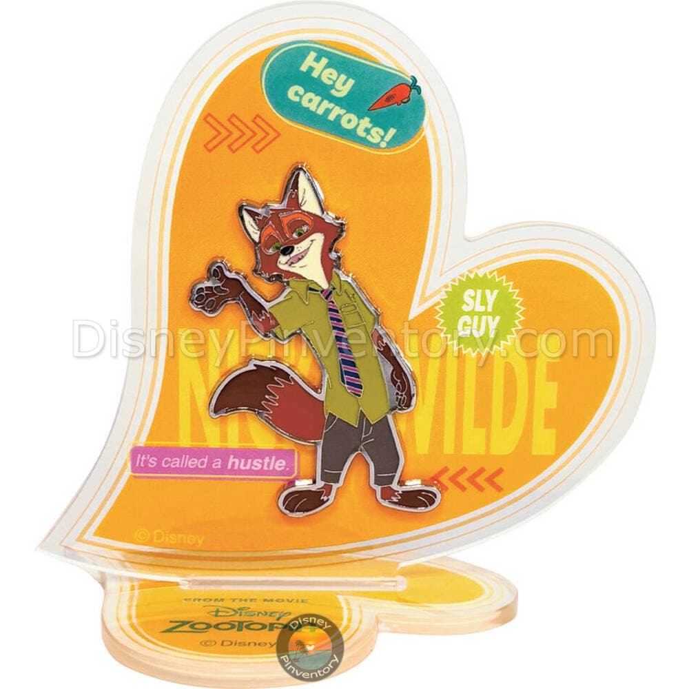 Zootopia Nick Wilde Pin C & Stand - Pin 50617