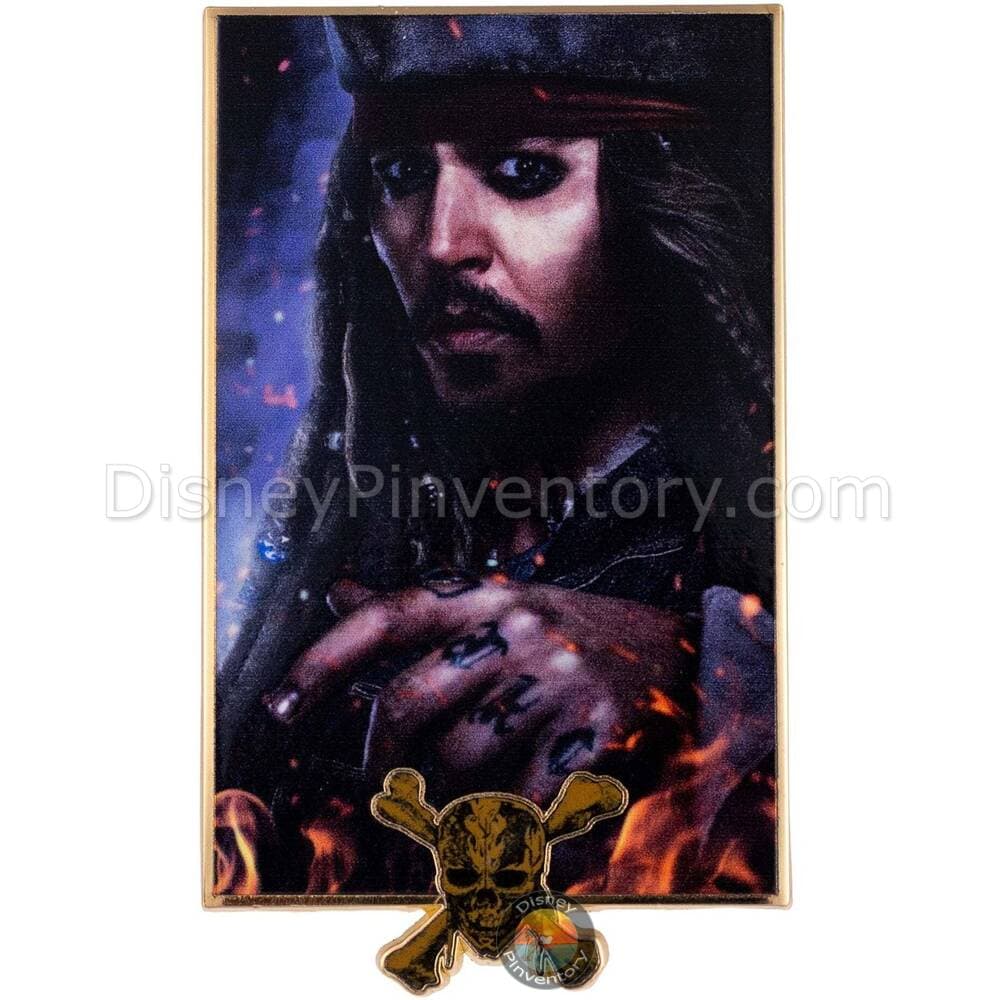 Disney Pirates of the Caribbean Jack Sparrow #1 Jumbo Pin - PALM Exclusive - Pin 50626