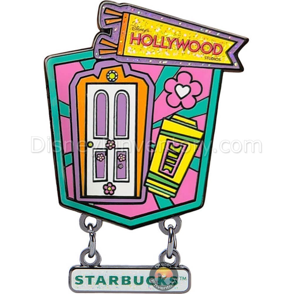 Hollywood Studios Starbucks Tumbler Mystery Pin Set - Monsters, Inc. Closet Doors - Pin 50658
