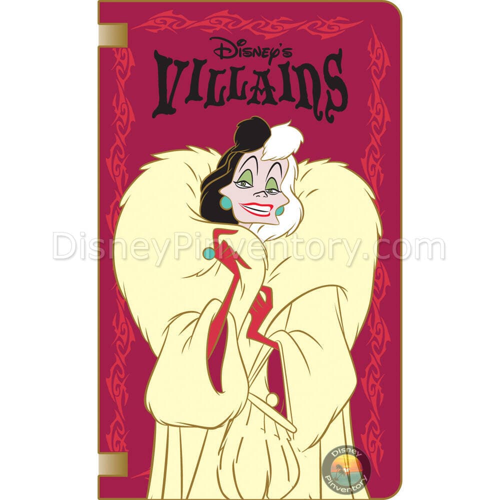 Retro Villains VHS Mystery Pin Set - Cruella de Ville - Disney Store Times Square Pin Trading Event 2026 - Pin 50678