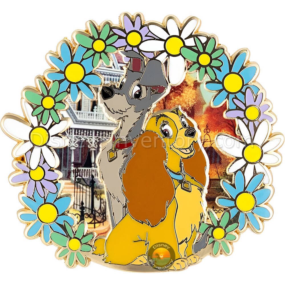 Disney Classics Once Upon a Royal Realm Mystery Pin Set - Lady and the Tramp - PALM Exclusive - Pin 50695