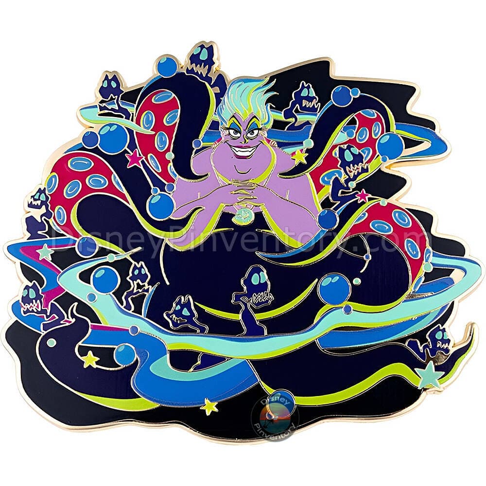 Disney Villains Ultraviolet Magic Mystery Jumbo Pin Set - Ursula - PALM Exclusive - Pin 50712