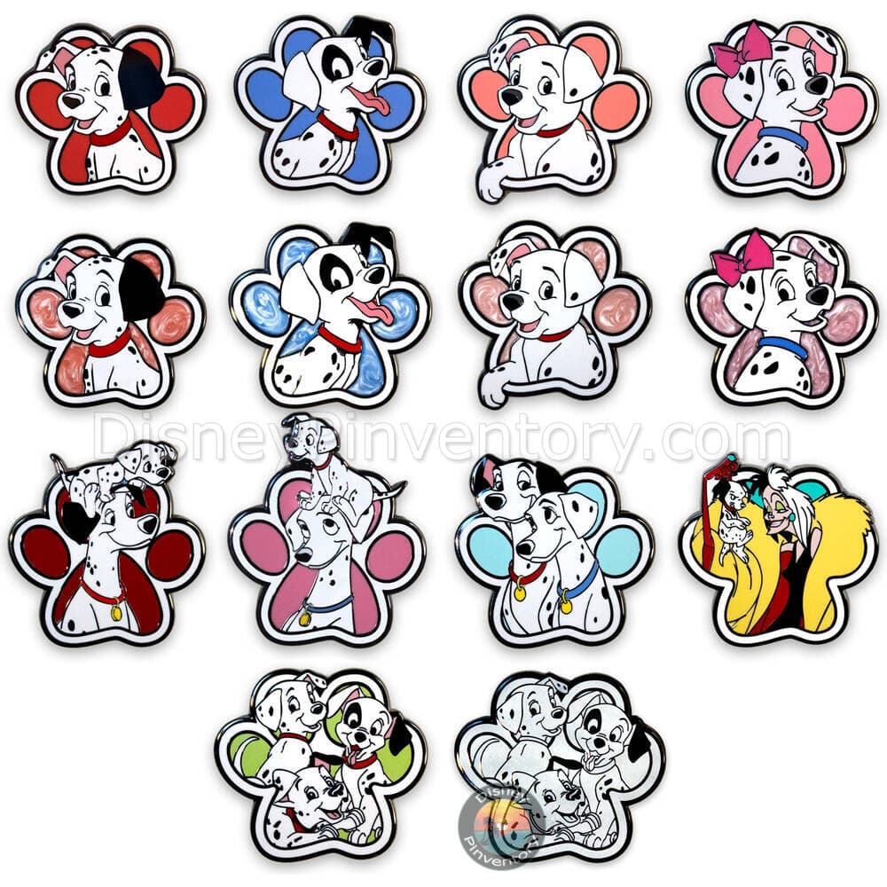 101 Dalmatians Series 01 65th Anniversary Mystery Pin Set - FiGPiN - Pin 50716