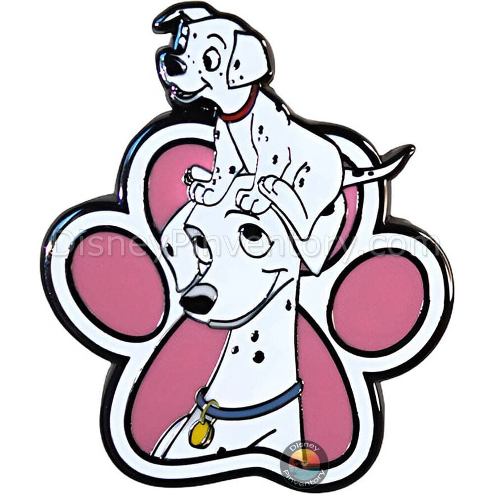 101 Dalmatians Series 01 65th Anniversary Mystery Pin Set - Perdita & Pepper (Y1090) - FiGPiN - Pin 50726