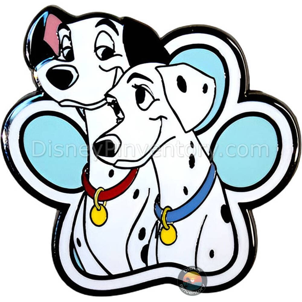 101 Dalmatians Series 01 65th Anniversary Mystery Pin Set - Pongo & Perdita (Y1091) - FiGPiN - Pin 50727
