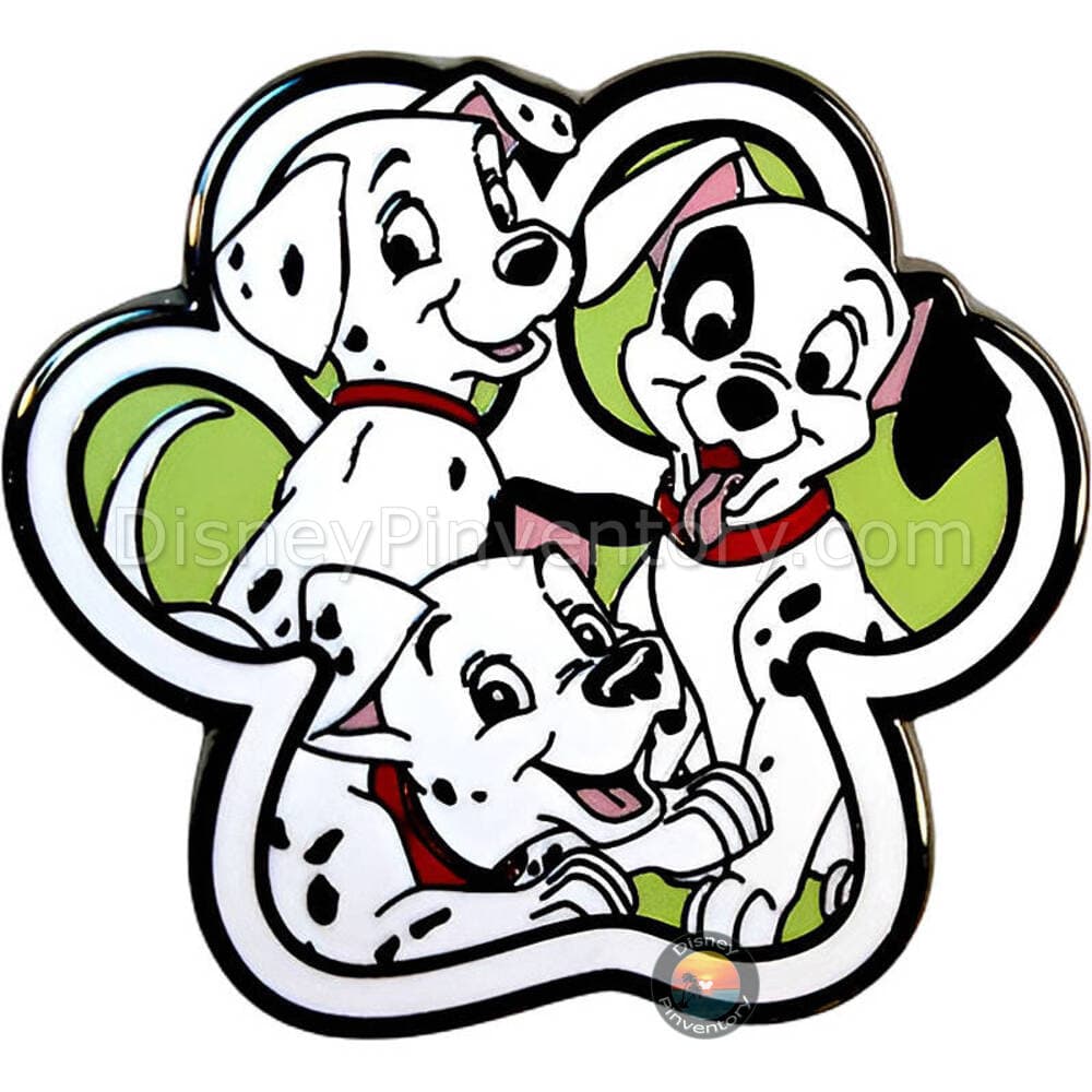 101 Dalmatians Series 01 65th Anniversary Mystery Pin Set - Rolly, Lucky & Patch Group (Y1093) - FiGPiN - Pin 50729