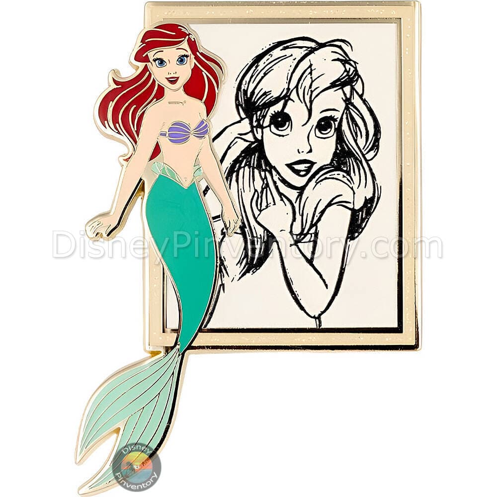 Disney Princess Royal Illustrations Mystery Jumbo Pin Set - Ariel - PALM Exclusive - Pin 50774