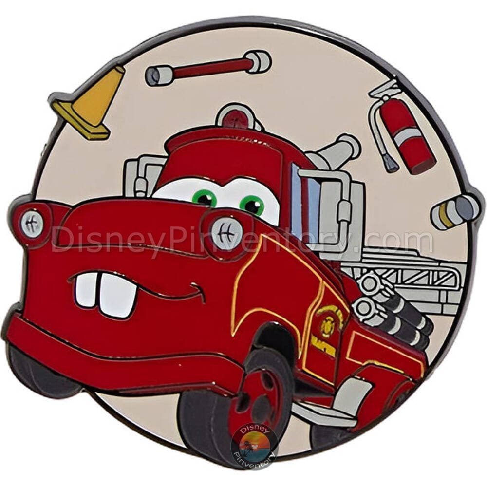 Disney Pixar Cars Tow Mater Blind Box Pin Set - Rescue Squad Mater - BoxLunch Exclusive - Pin 50850