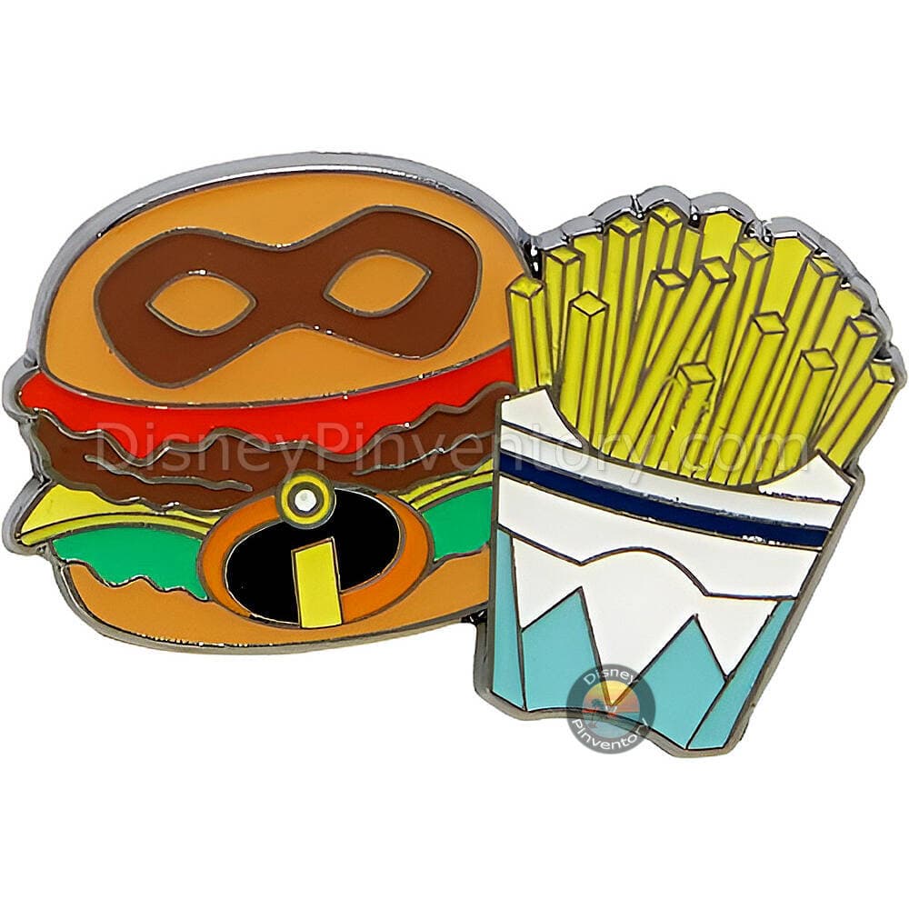 Loungefly Disney Pixar Fast Food Blind Box Pin Set - Mr. Incredible & Frozone - Hot Topic Exclusive - Pin 50973