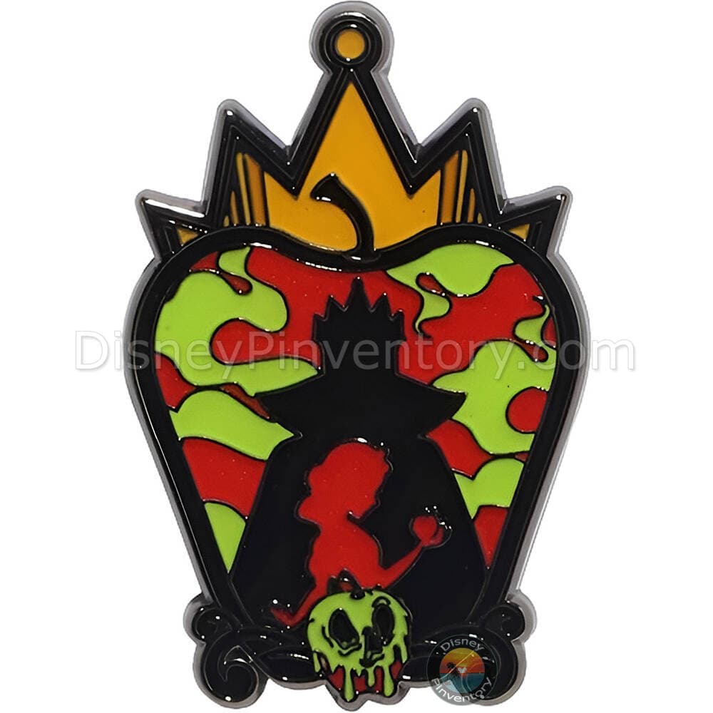 Loungefly Disney Villain Silhouette Blind Box Pin Set - The Evil Queen & Snow White - Pin 50992