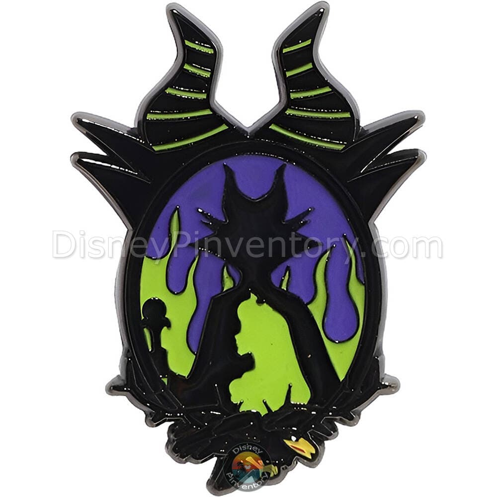 Loungefly Disney Villain Silhouette Blind Box Pin Set - Maleficent & Aurora - Pin 50993