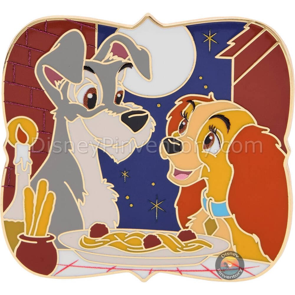 Lady and the Tramp ''Bella Notte'' Pin - Pin 51035