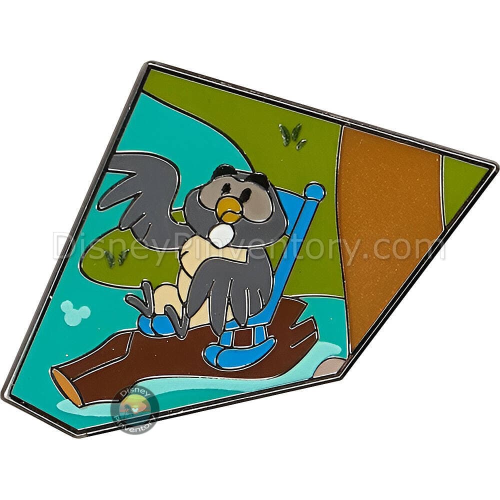 The Many Adventures of Winnie the Pooh Mystery Pin Set - Owl Only - Disney Attraction Map Puzzles Series - Pin 51040