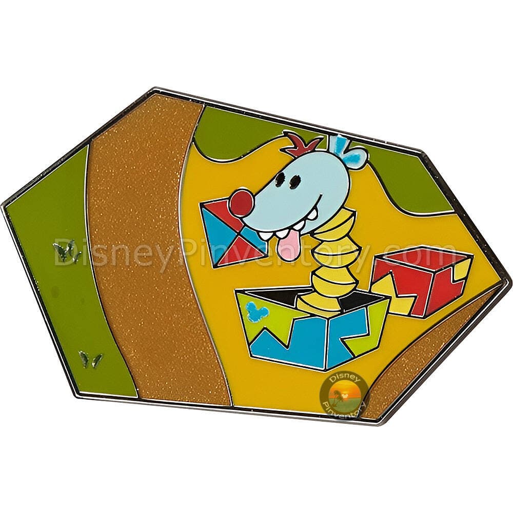 The Many Adventures of Winnie the Pooh Mystery Pin Set - Woozle Only - Disney Attraction Map Puzzles Series - Pin 51047