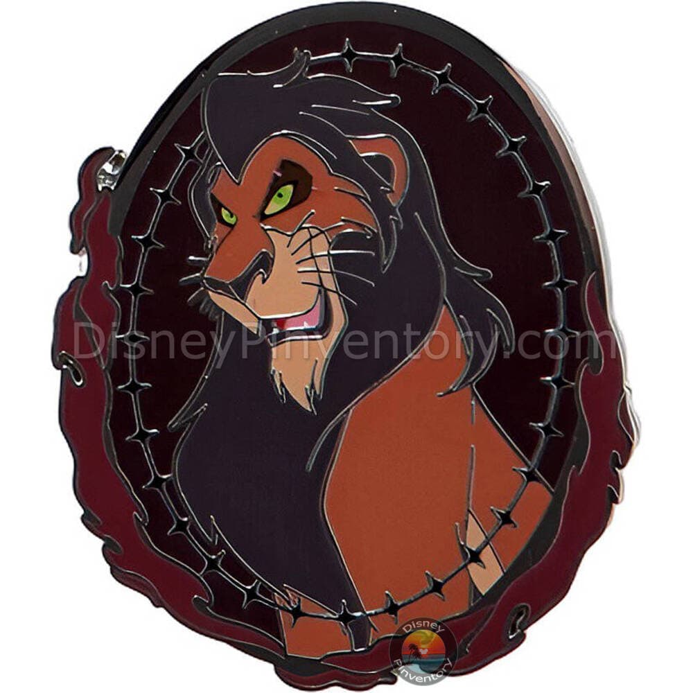 Disney Villains Portrait Blind Box Pin Set - Scar - Pin 51132