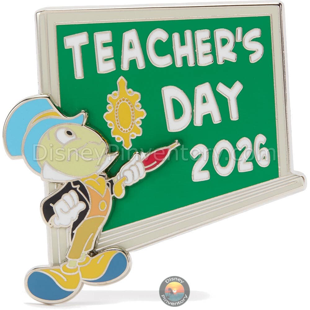 Jiminy Cricket Teacher's Day 2026 Pin - Pinocchio - Pin 51144