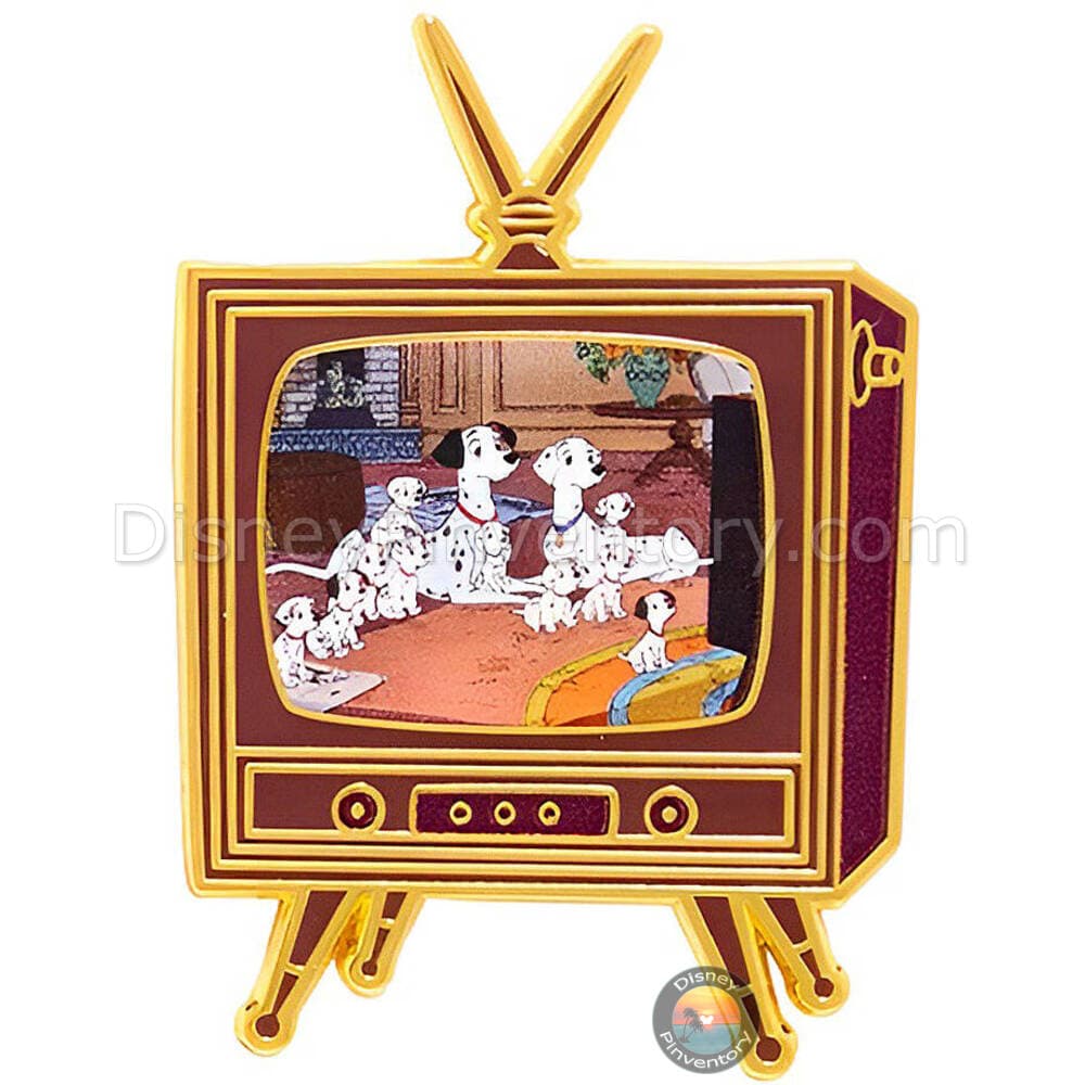 Disney 101 Dalmatians TV Scenes Blind Box Pin Set - Family Watching Television - BoxLunch Exclusive - Pin 51152