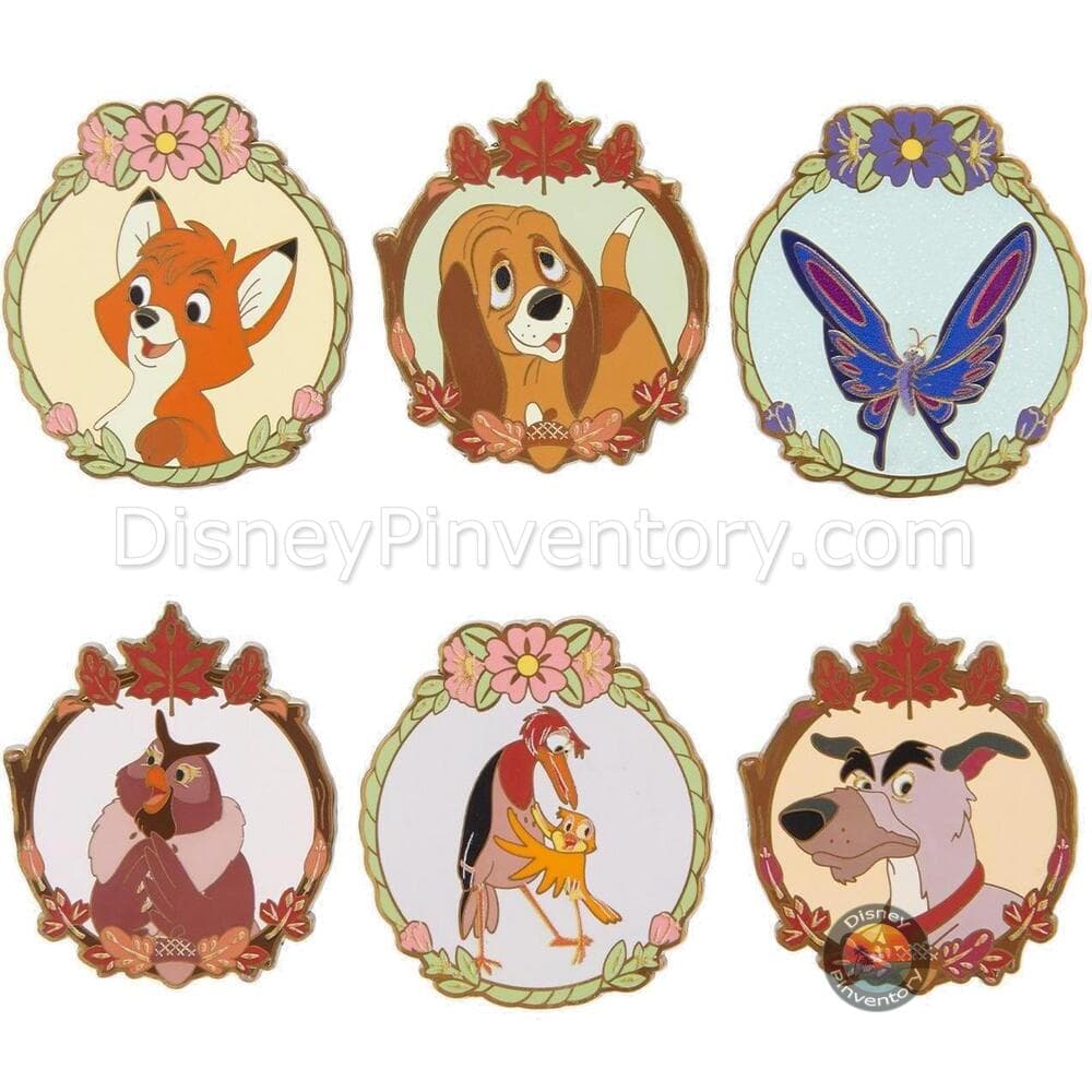 Loungefly Disney The Fox And The Hound Character Frame Blind Box Pin Set - Pin 51216