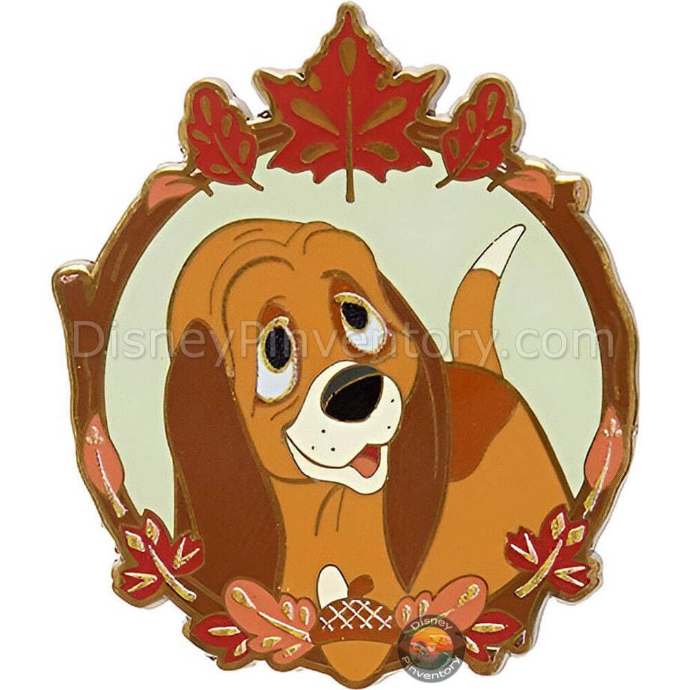 Loungefly Disney The Fox And The Hound Character Frame Blind Box Pin Set - Copper - Pin 51218