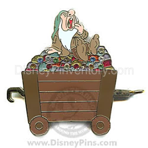 Gold Card Collection - Dwarfs with Mine Cars - Sleepy - Pin 5351