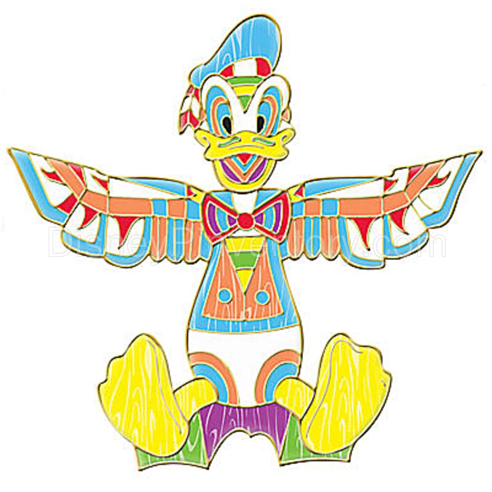 DisneyShopping.com - Fab 6 Totem Pole 6-Pc. Pin Set - Donald Pin - Pin 5192