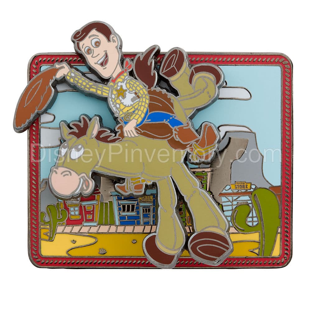 Galloping Woody & Bullseye Pin - Pin 5572