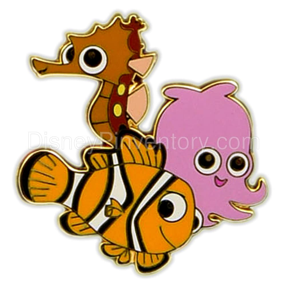 Booster Collection - Disney-Pixar's Finding Nemo - Nemo, Sheldon and Pearl Pin - Pin 5834
