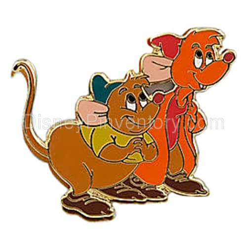 Cinderella Vintage Card Set of 3 Pins - Jaq & Gus Pin - Pin 6078