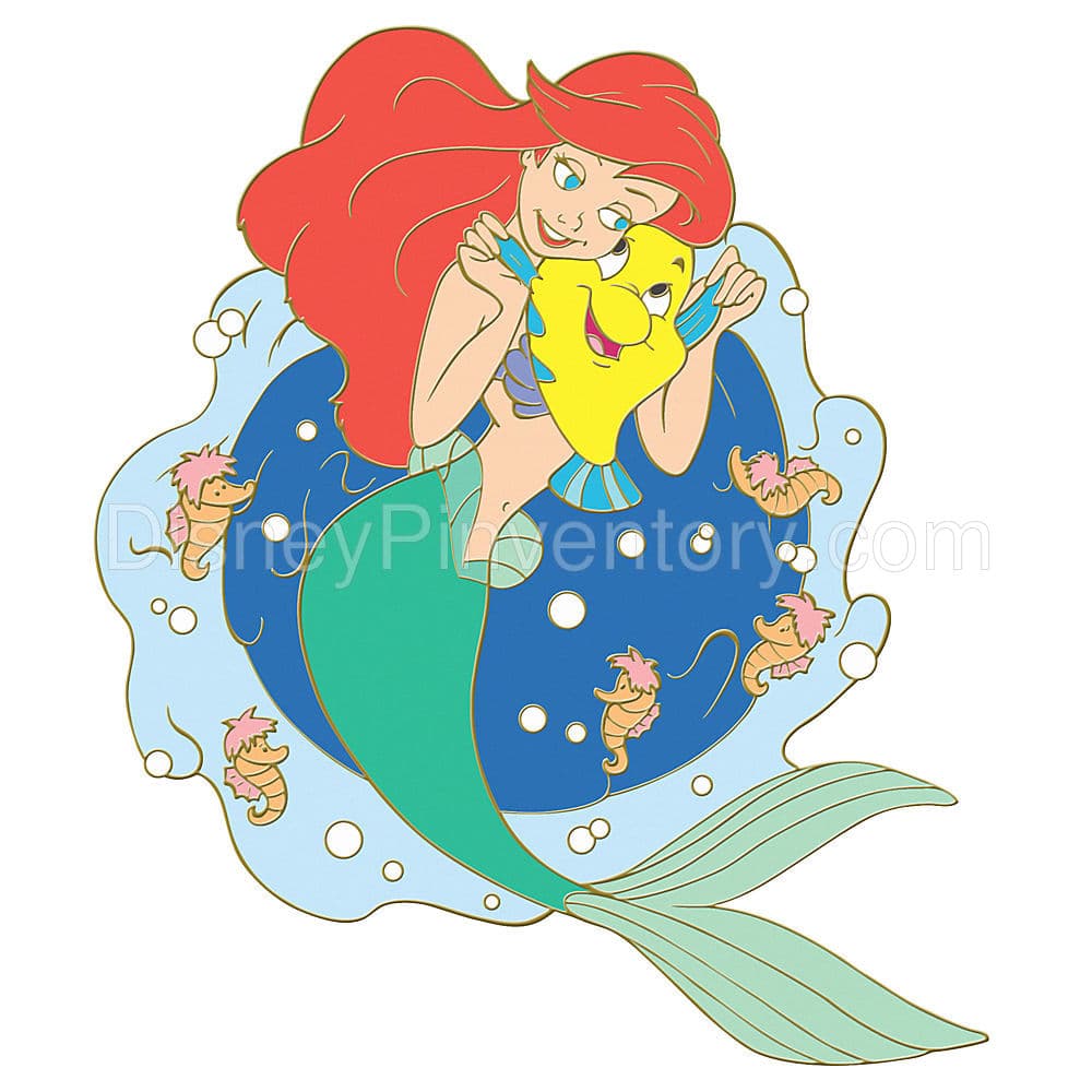 Ariel & Flounder Ocean Series Pin - Pin 6211