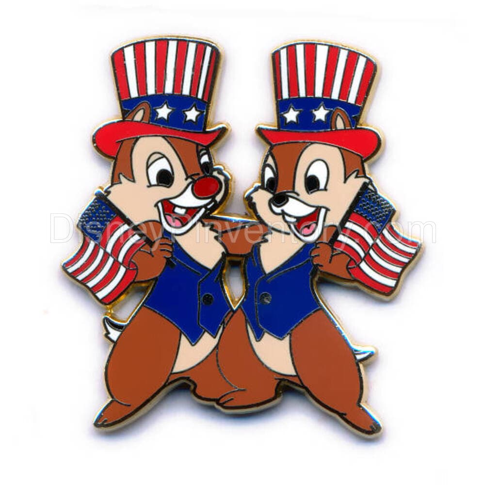 Patriotic Chip & Dale - Pin 6214