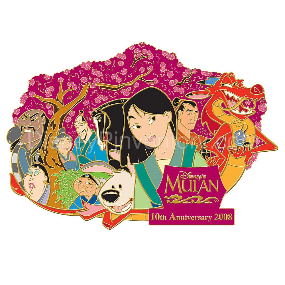 Mulan 10th Anniversary Jumbo Pin - Pin 6302