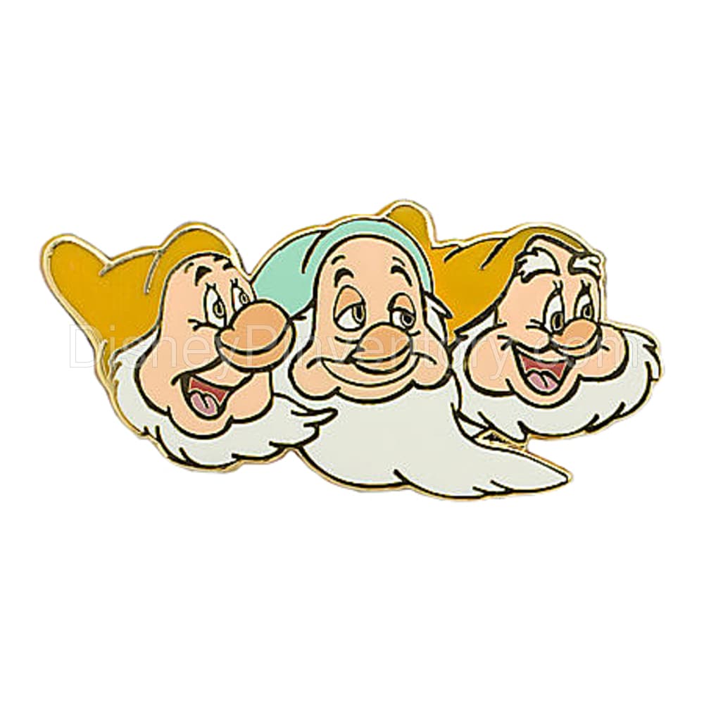 Snow White Set of 3 Pins Card Set - Dwarfs Pin - Pin 6303