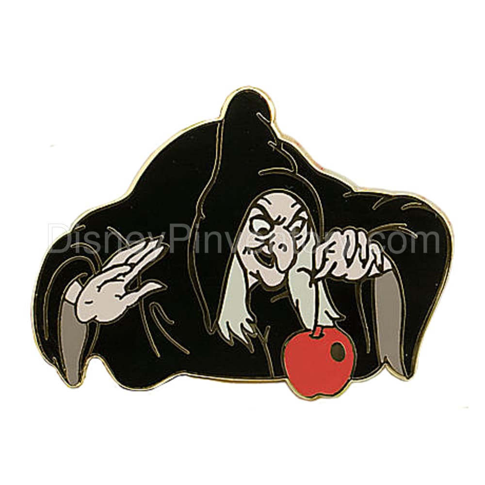 Snow White Set of 3 Pins Card Set - Old Hag Pin - Pin 6304