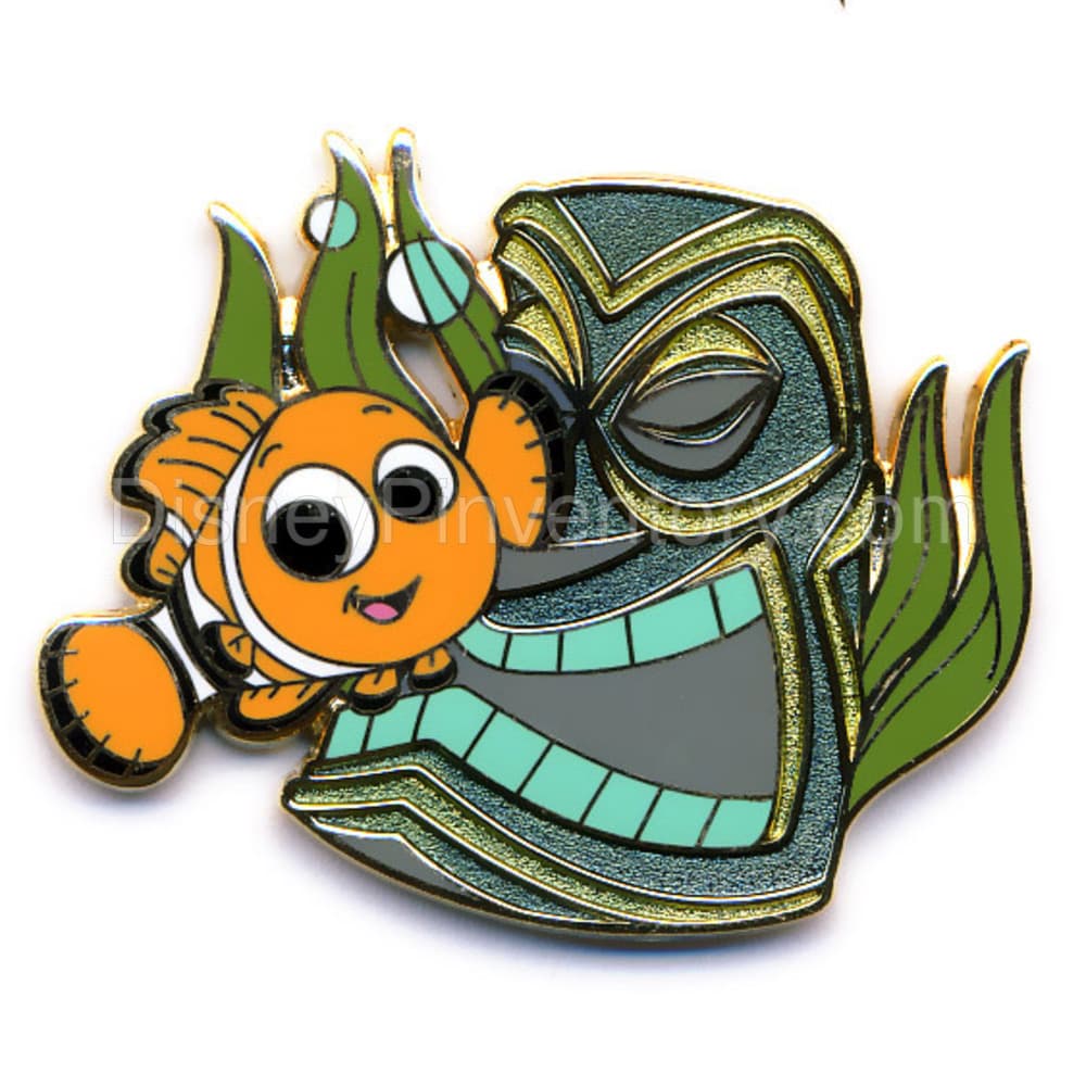 Mickey's Pin Odyssey 2008 - Easel Boxed Pin Set - Nemo at Finding Nemo Submarine Voyage Pin - Pin 6345