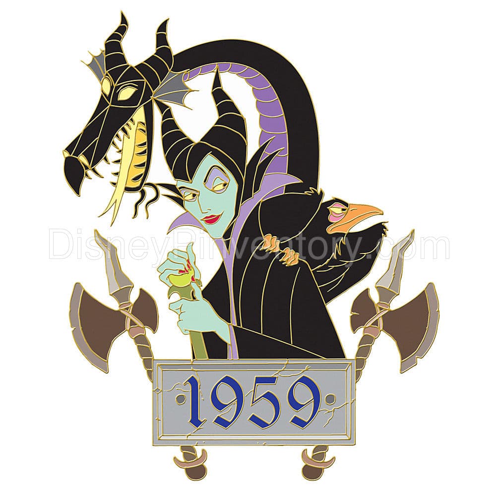 Anniversary Series Maleficent Pin - Pin 6619