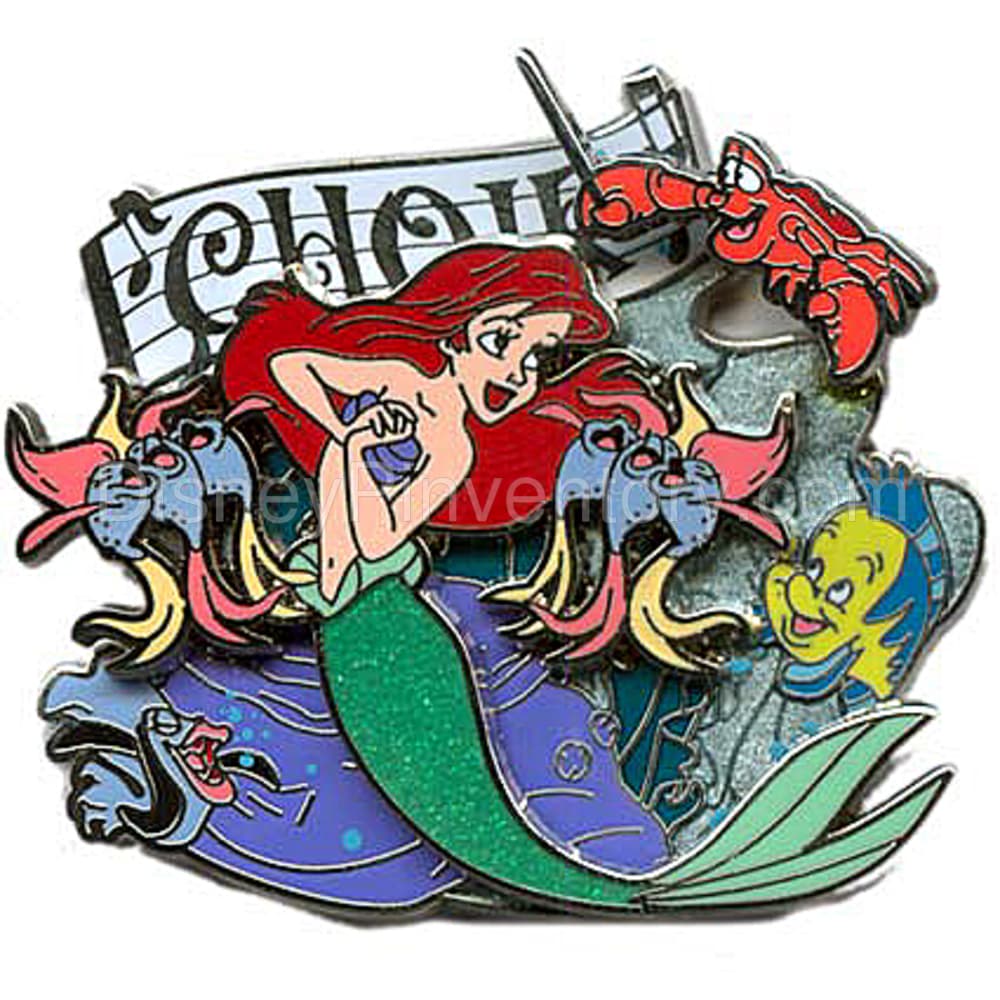 Pin Trading University - Disney's Pin Celebration 2008 - Clubs - Choir: Ariel and Friends - Item 23 - Pin 6640