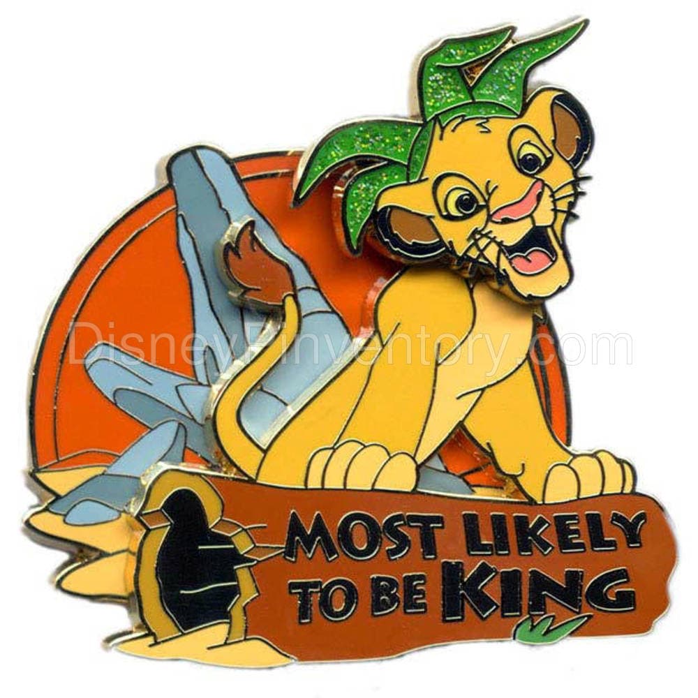 Pin Trading University - Disney's Pin Celebration 2008 - Most Likely To Be King - Simba - Item 10 - Pin 6644