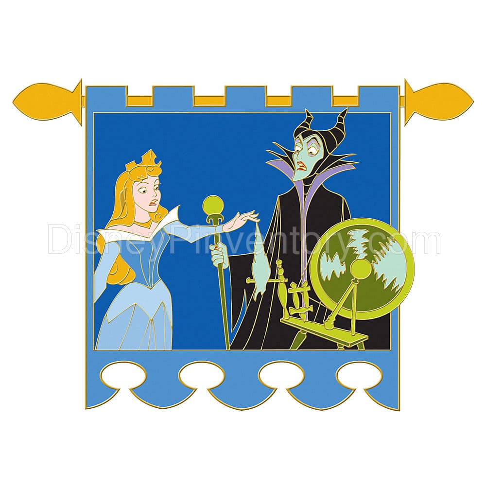 Sleeping Beauty Tapestry Series Aurora & Maleficent Pin - Pin 6698