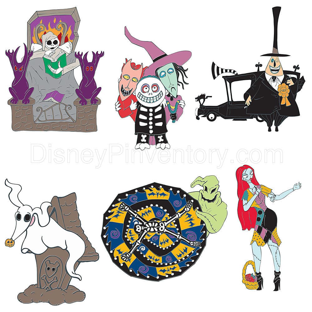 6-Pc. Tim Burton's The Nightmare Before Christmas Pin Set - Pin 6705