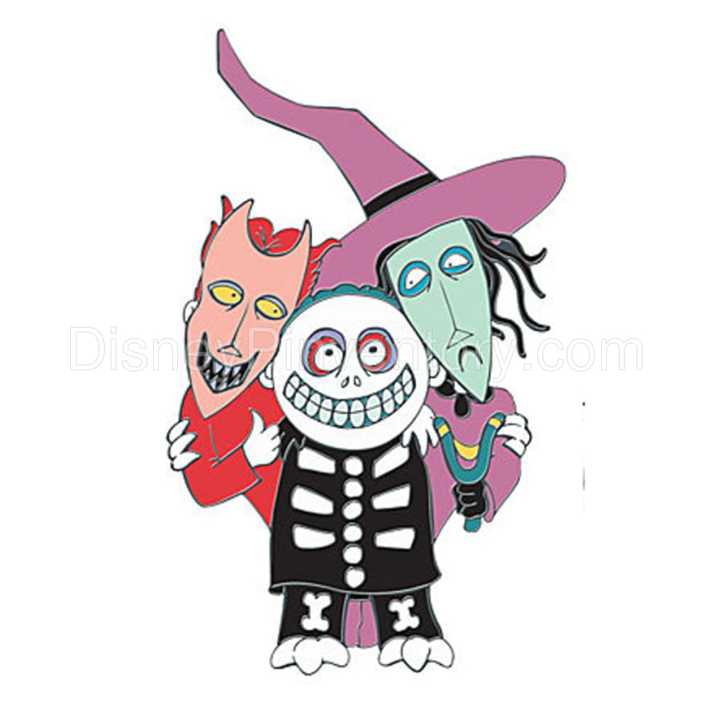 6-Pc. Tim Burton's The Nightmare Before Christmas Pin Set - Lock, Shock & Barrel Pin - Pin 6709